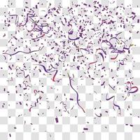 many falling tiny confetty vector