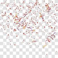 many falling tiny confetty vector