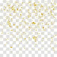 many falling tiny confetty vector