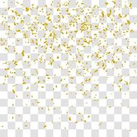 many falling tiny confetti vector