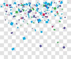 many falling tiny confetti vector