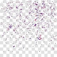 many falling tiny confetti vector