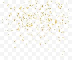 many falling tiny confetti vector