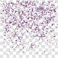 many falling tiny confetti vector