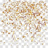 many falling tiny confetti vector