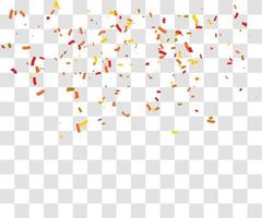 many falling tiny confetty vector