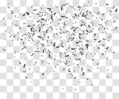 many falling tiny confetty vector