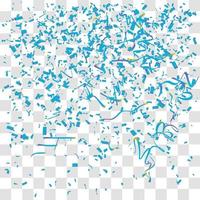 many falling tiny confetty vector