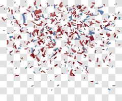 many falling tiny confetty vector