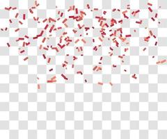 many falling tiny confetti vector