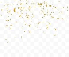 many falling tiny confetti vector