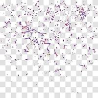 many falling tiny confetti vector