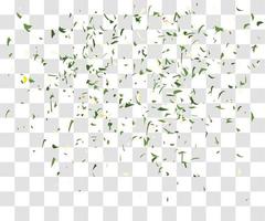 many falling tiny confetti vector