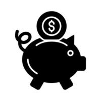 Piggy Bank Vector Icon