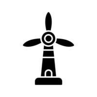 icono de vector de molino de viento