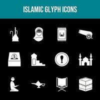 Unique Islamic Vector Icons Set