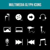 Beautiful Multimedia vector icon set