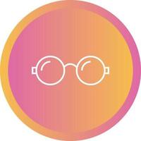 Beautiful Glasses Line Vector Icon