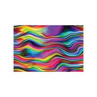 fondo ondulado líquido abstracto, textura de onda psicodélica abstracta, textura holográfica vector