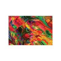 textura ondulada psicodélica abstracta, fondo holográfico abstracto, textura degradada multicolor vector