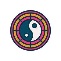 yin yang icon for your website, mobile, presentation, and logo design. vector