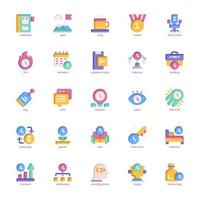 paquete de iconos de productividad para su sitio web, móvil, presentación y diseño de logotipo. diseño plano del icono de productividad. ilustración de gráficos vectoriales y trazo editable. vector