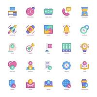 Productivity icon pack for your website, mobile, presentation, and logo design. Productivity icon flat design. Vector graphics illustration and editable stroke.