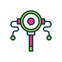 rattle drum icon for your website, mobile, presentation, and logo design. vector