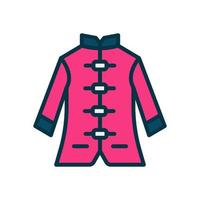 chinesse coat icon for your website, mobile, presentation, and logo design. vector