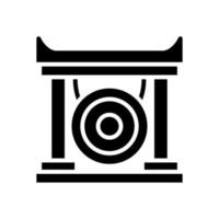 gong icon for your website, mobile, presentation, and logo design. vector