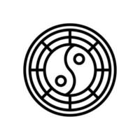 yin yang icon for your website, mobile, presentation, and logo design. vector