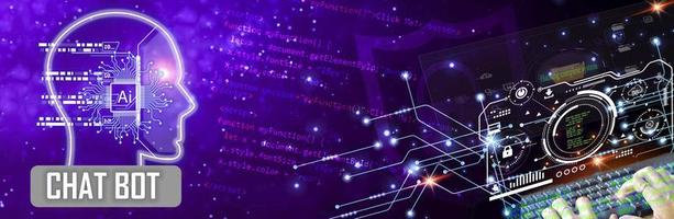 conceptualmente, chatgpt chat gpt es un chatbot ai o inteligencia artificial que puede comunicarse a través de mensajes con humanos de forma natural. foto