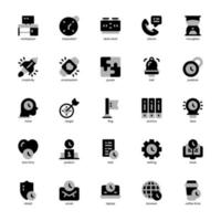 paquete de iconos de productividad para su sitio web, móvil, presentación y diseño de logotipo. icono de productividad diseño de tono dúo. ilustración de gráficos vectoriales y trazo editable. vector