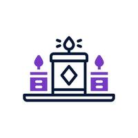 candle icon for your website, mobile, presentation, and logo design. vector