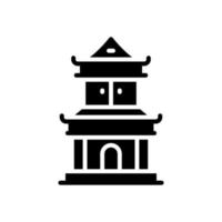 chinese temple icon for your website, mobile, presentation, and logo design. vector