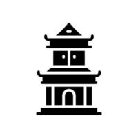 chinese temple icon for your website, mobile, presentation, and logo design. vector