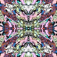 Seamless colorful abstract pattern, watercolor effects. photo