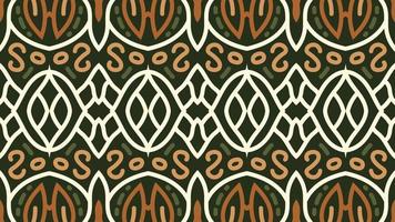 Luxury Geometric Seamless Colored Icon Pattern in Vintage Fashion