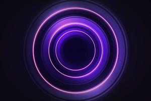Abstract circle digital background, technology, design concept photo