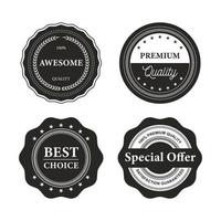 Collection of premium vector badges