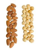 Mix of nuts isolated photo