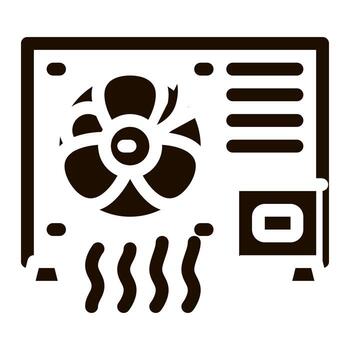 Working Conditioner System Vector Icon