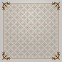 floral pattern, with vintage frame vector