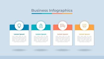 Timeline Infographics Business Data Visualization Process Chart. Abstract Diagram Graph with Steps, Options vector