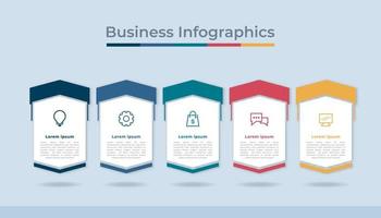 Timeline Infographics Business Data Visualization Process Chart. Abstract Diagram Graph with Steps, Options vector