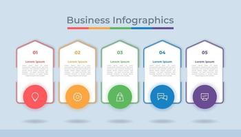 Timeline Infographics Business Data Visualization Process Chart. Abstract Diagram Graph with Steps, Options vector