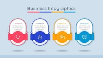 Timeline Infographics Business Data Visualization Process Chart. Abstract Diagram Graph with Steps, Options vector