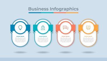 Timeline Infographics Business Data Visualization Process Chart. Abstract Diagram Graph with Steps, Options vector