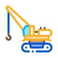 crane machine icon vector outline illustration