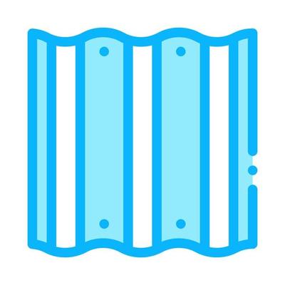 roof metal tile icon vector outline illustration